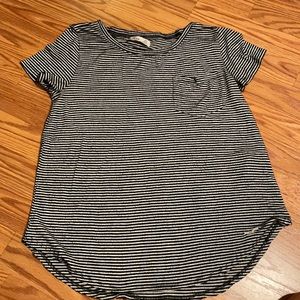 Hollister Striped T-shirt with pocket